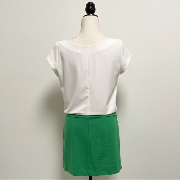 Mer Du Nord Blouson Pleated Cap Sleeve Bodycon 36 - Picture 5 of 10